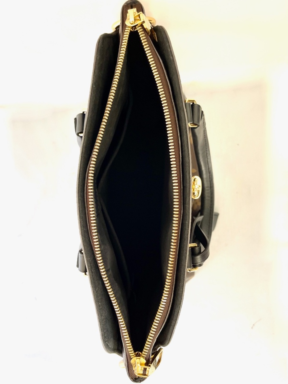 GREAT Condition! Louis Vuitton Monogram Flower Zipped Tote PM Black Shoulder Bag - Picture 9 of 14